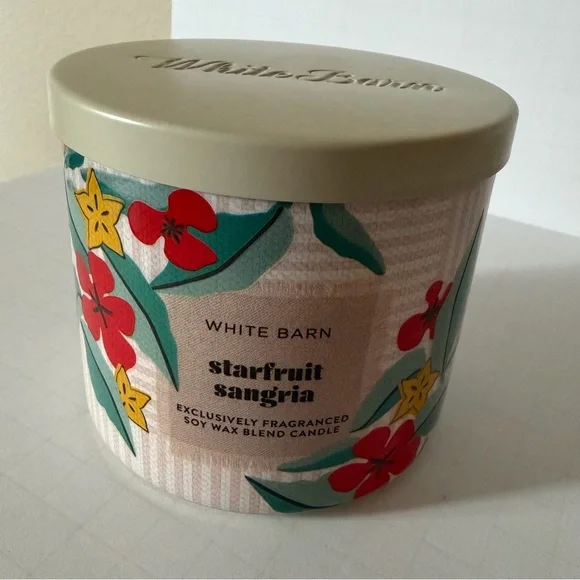 Starfruit Sangria-White Barn/Bath and Body Works
3 Wick Scented Candle - Picture 2 of 6